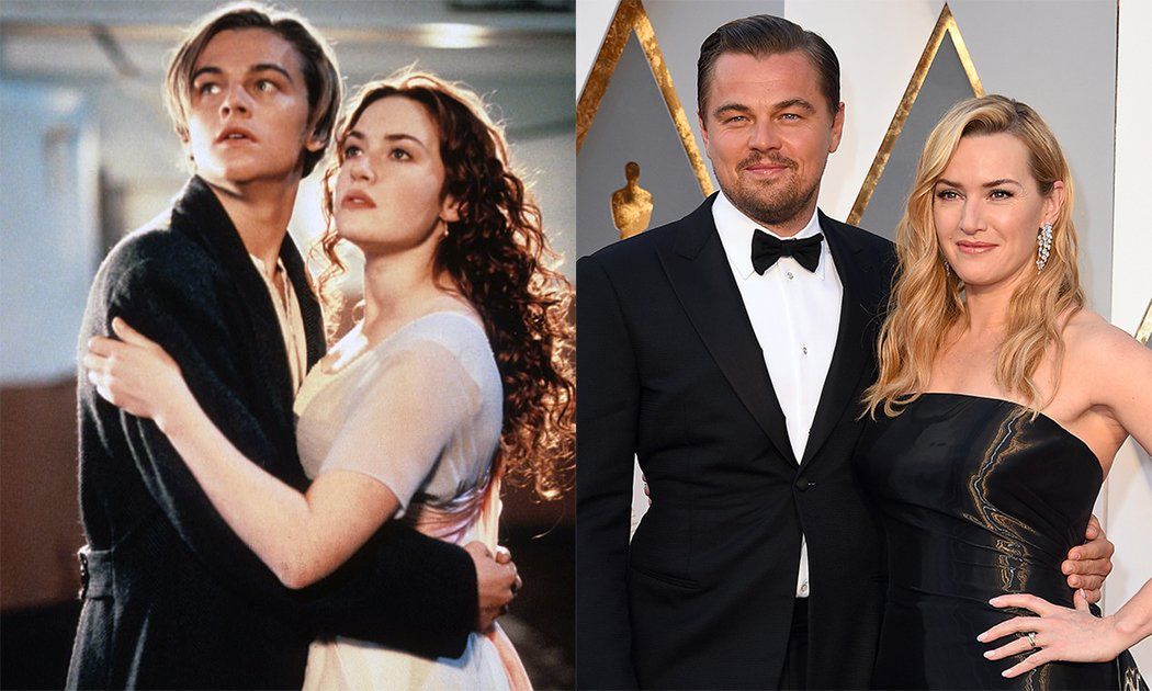 Leonardo DiCaprio i Kate Winslet – w Titanicu i obecnie