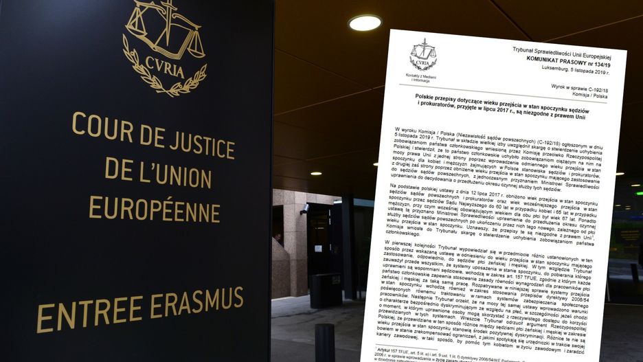 Luksemburg. Trybunał Sprawiedliwości orzekł, że Polska złamała prawo unijne 