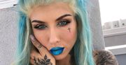 Deynn chwali się nową fryzurą. Niebieskie włosy i usta – takiej jej jeszcze nie widzieliście