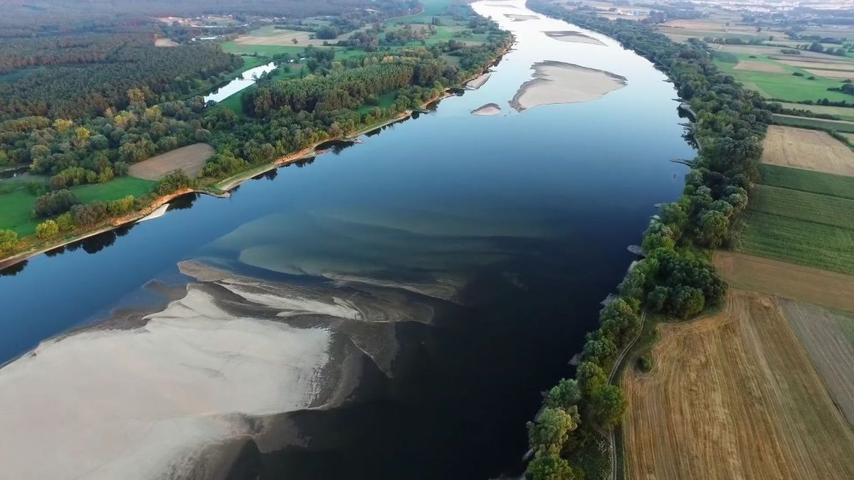 Wisła po suszy