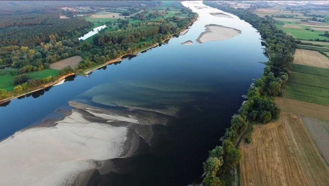 Wisła po suszy