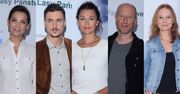 Anna Popek i Olga Bończyk na biało, Ewelina Flinta w stylu hippie, a Mateusz Damięcki z wąsami