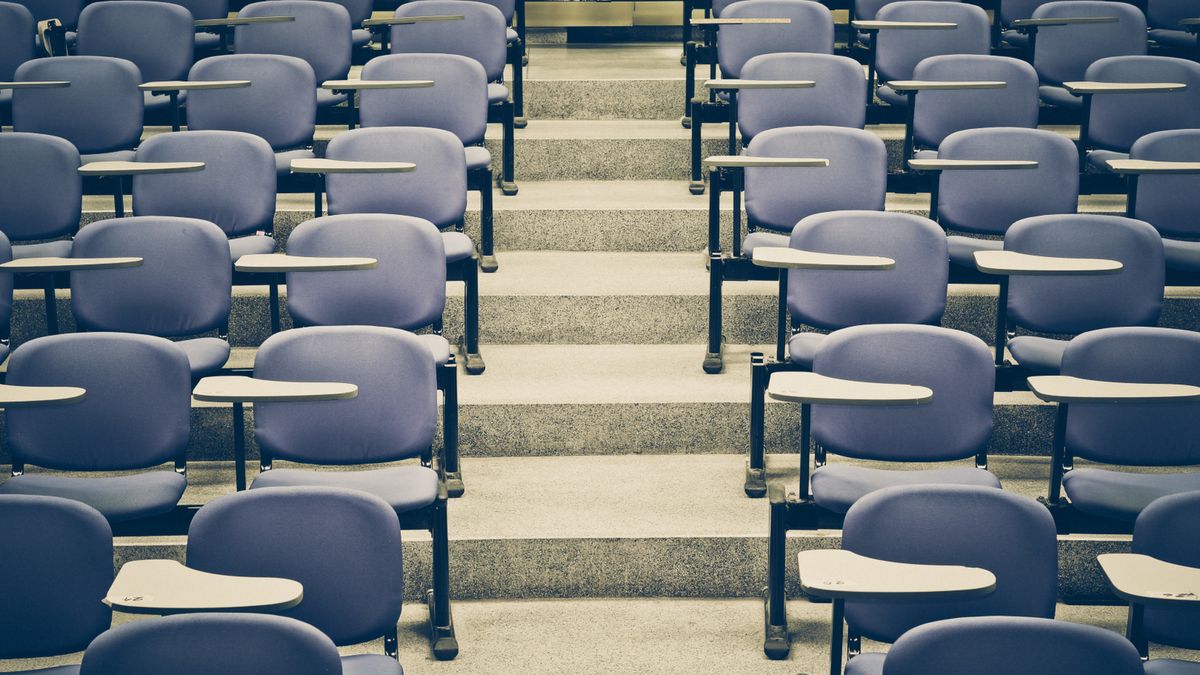 Przez co najmniej kilkanaście najbliższych dni tak właśnie będą wyglądały sale wykładowe polskich uczelni