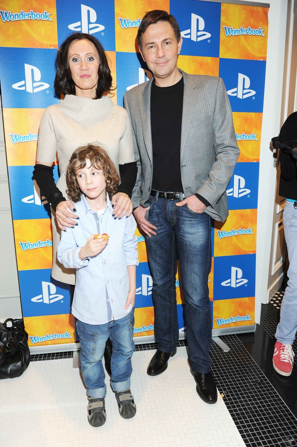 Krzysztof Ibisz, Anna Nowak Ibisz, syn Vincent
Fotografia: ONS