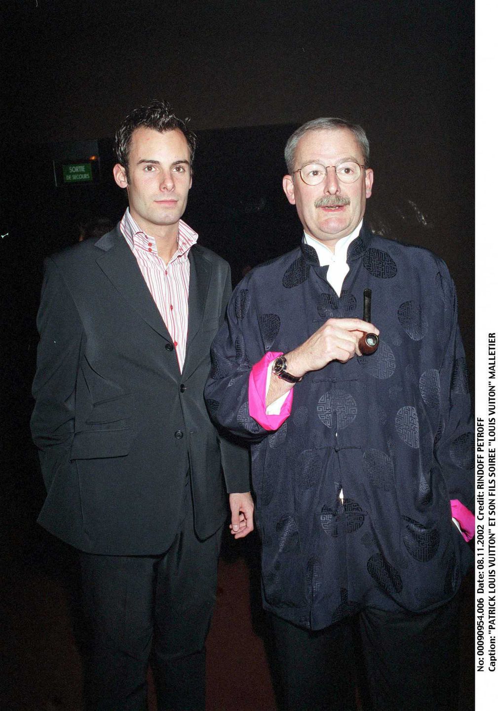 Patrick-Louis Vuitton nie żyje. Na zdjęciu z synem