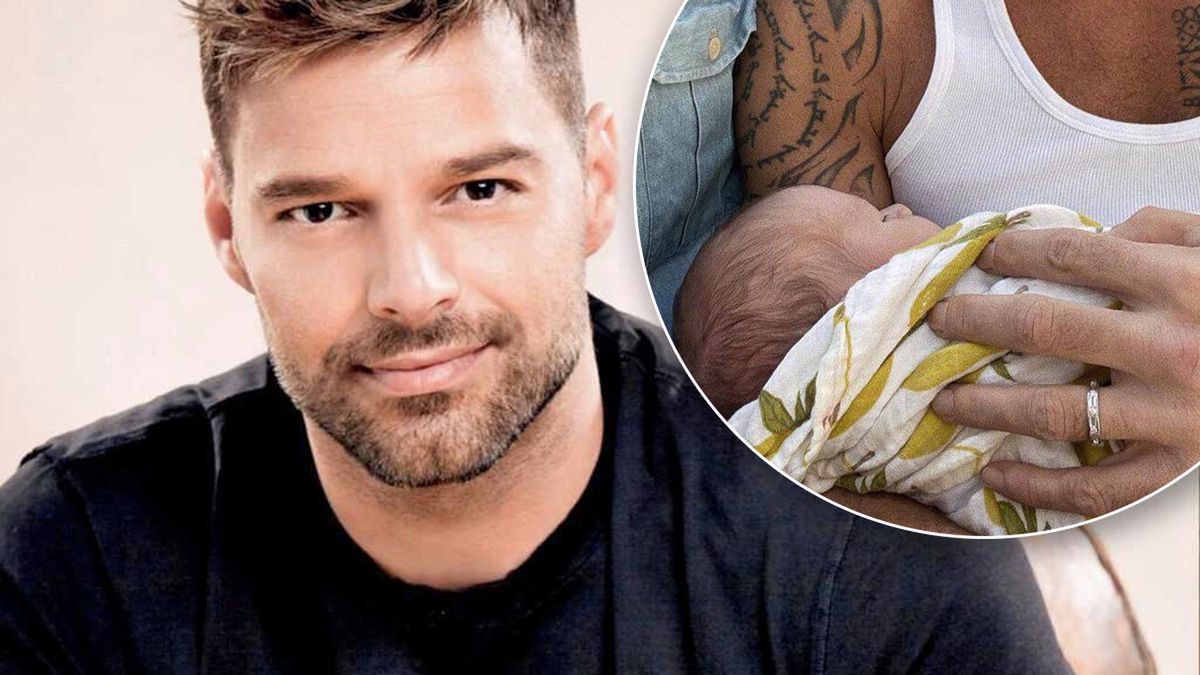 Ricky Martin pierwszy raz pokazał twarz najmłodszego syna. Renn to chyba najsłodszy bobas świata