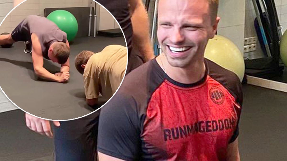 Marcin Hakiel z synem