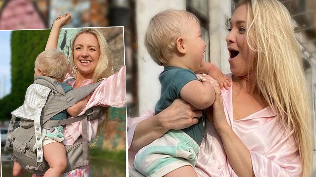 Basia Kurdej-Szatan z synem