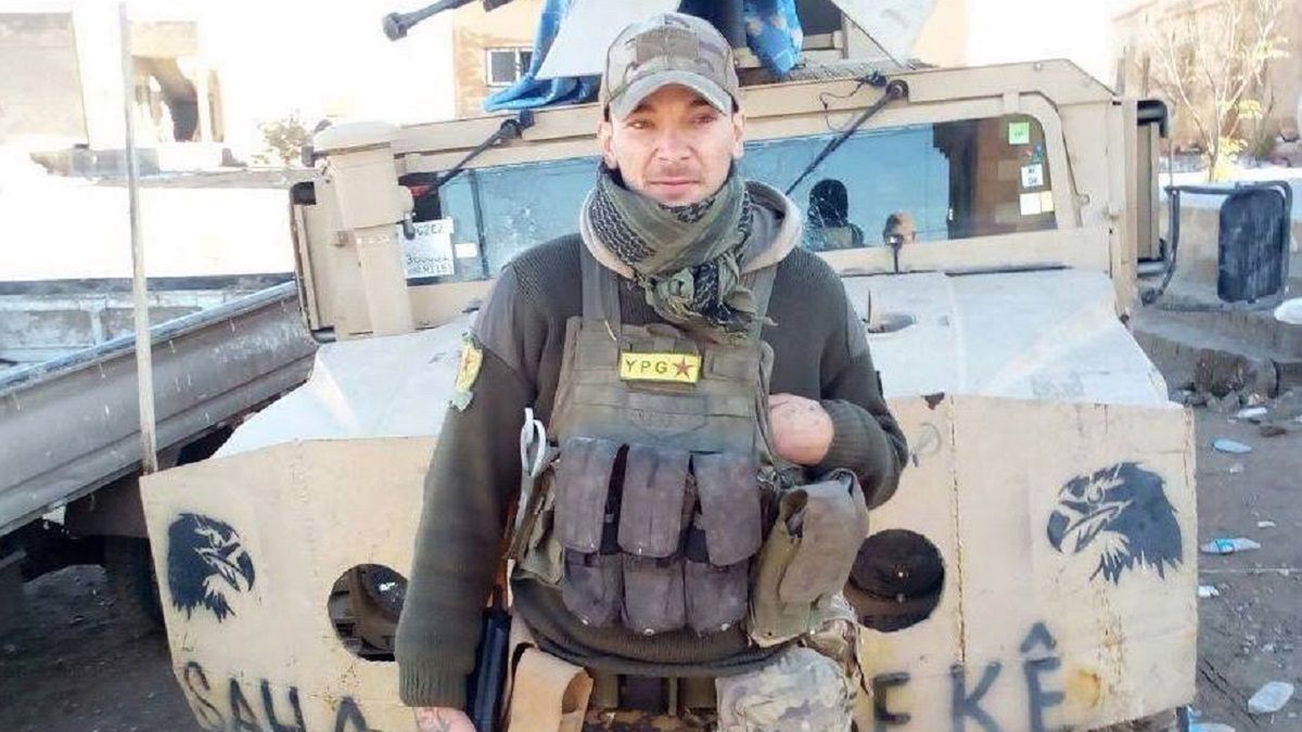 28-letni Aidan James walczył z oddziałem Kurdów przeciwko ISIS w Syrii.