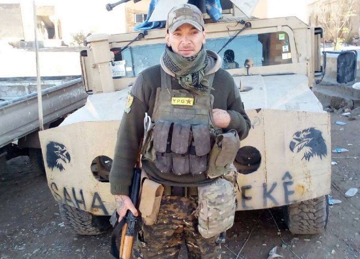 28-letni Aidan James walczył z oddziałem Kurdów przeciwko ISIS w Syrii.
