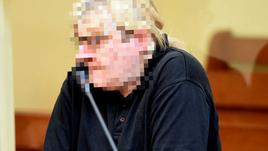 Mariusz T. podczas procesu w 2015 r. na sali sądu w Gostyninie
