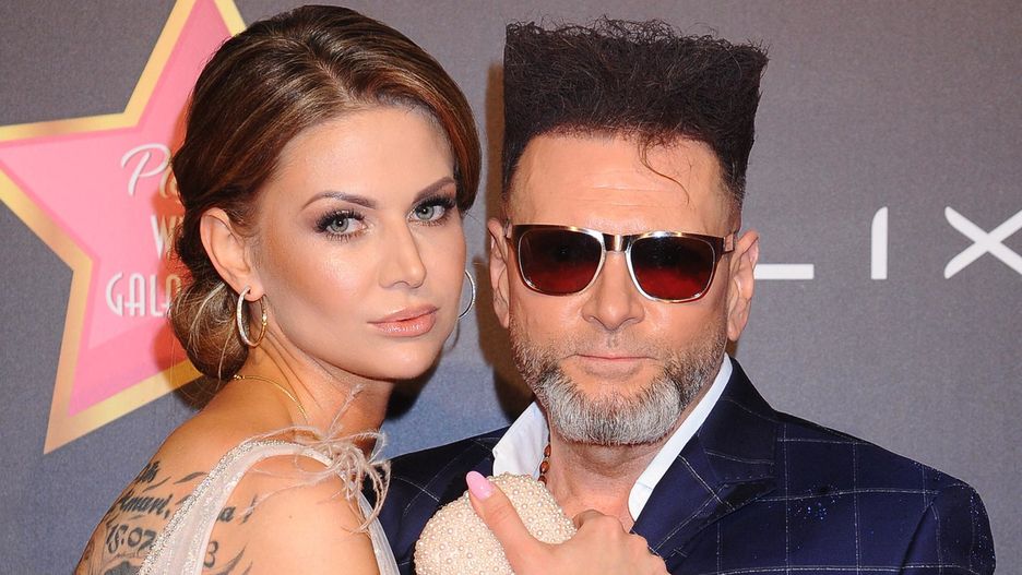 Krzysztof Rutkowski i Maja Plich już po ślubie.