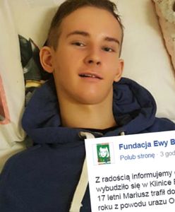 17-letni Mariusz wybudzony! To już 30. taki pacjent Kliniki Budzik
