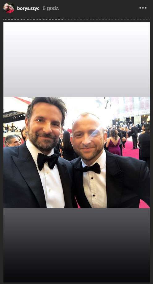Borys Szyc i Bradley Cooper - Oscary 2019