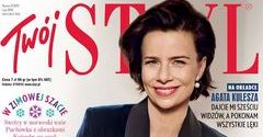 Agata Kulesza na okładce pisma "Twój Styl"