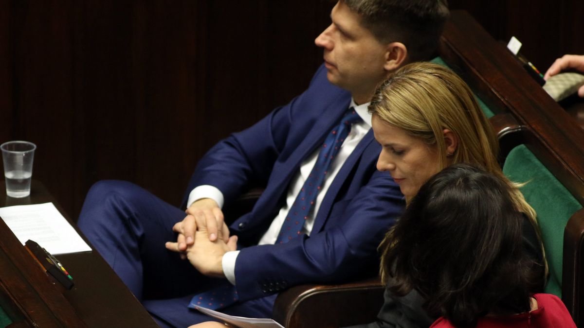 Ryszard Petru i Joanna Schmidt w Sejmie