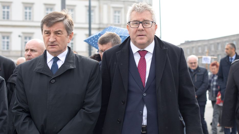 Od lewej: Marek Kuchciński, Ryszard Czarnecki (zdj. arch.)