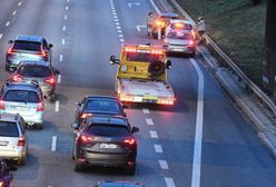 Wypadek w Warszawie na S8. Duże utrudnienia w obu kierunkach