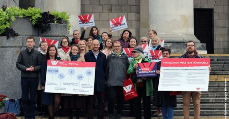 Komitet Wygra Warszawa przedstawił postulaty równościowe. "Warszawa jest kobietą"
