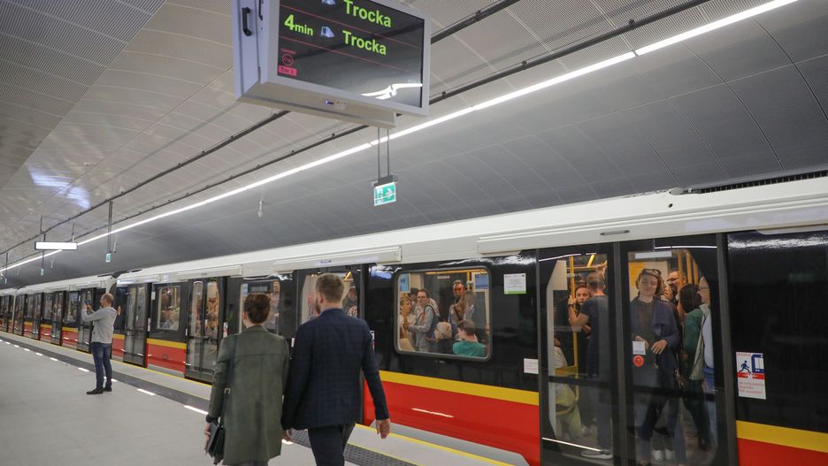 Warszawa. Stacja Trocka na II linii metra jest zamknięta