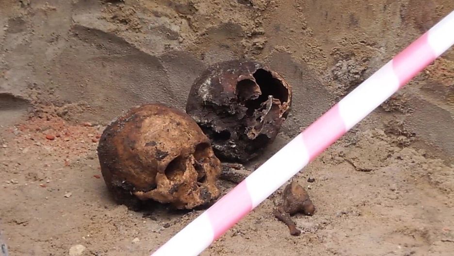 Czaszki znalezione na placu budowy w stolicy