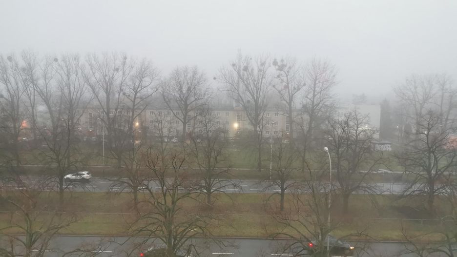 Smog w Warszawie w czwartek 9 stycznia 2020 r.