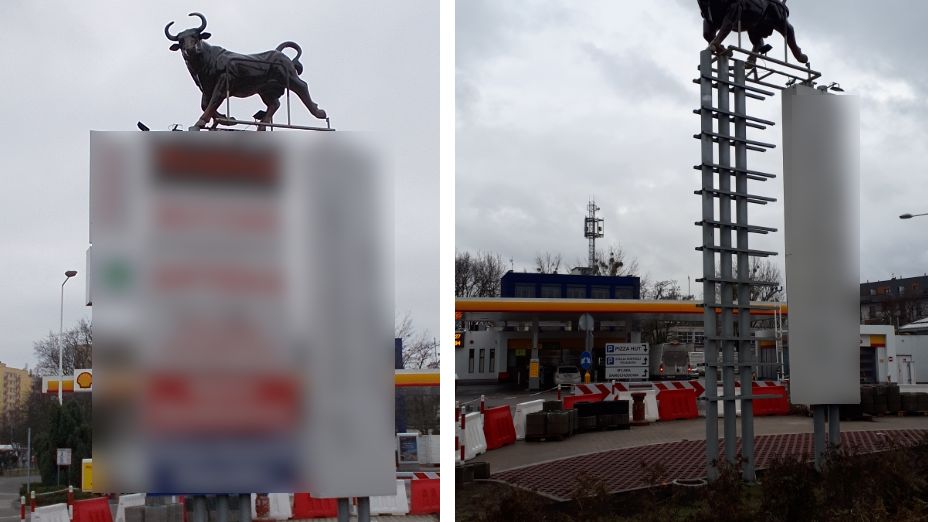Warszawa. ZDM w styczniu usunął ponad 200 banerów reklamowych z przestrzeni miasta