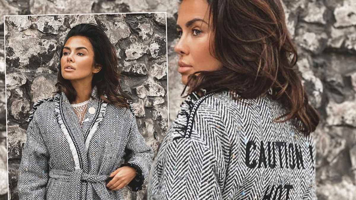 Natalia Siwiec podbija Kraków w luksusowej stylizacji. Płaszcz piękny, ale to torebka jest największym hitem