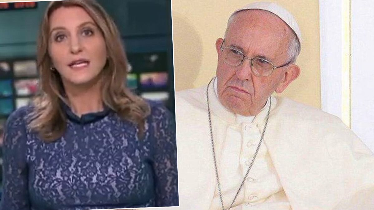 Wielka wpadka w programie na żywo. Prezenterka poinformowała o śmierci papieża Franciszka. Widzowie nie mogli uwierzyć w jej słowa