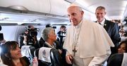 Papież Franciszek w samolocie był wyjątkowo szczery