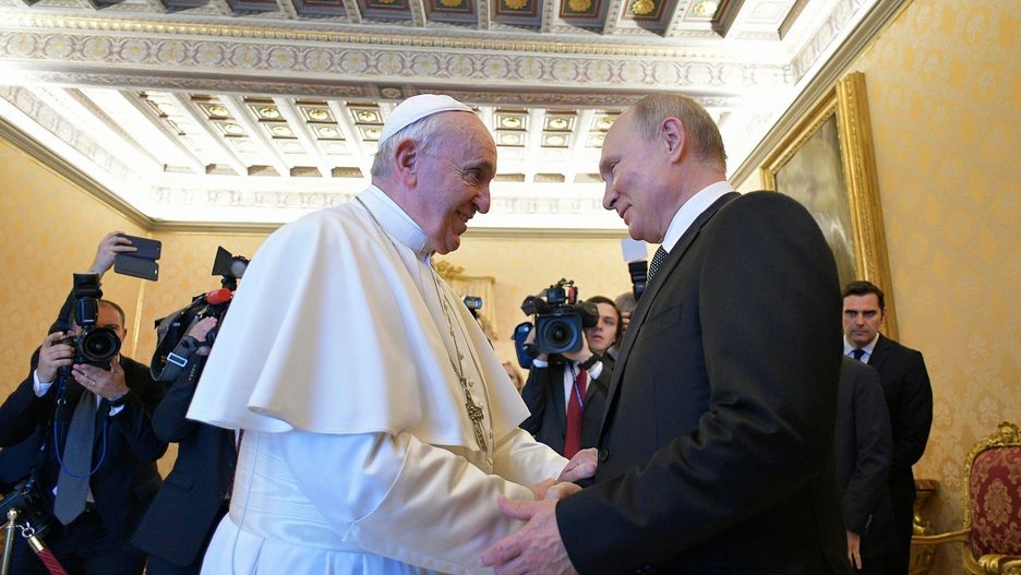 Watykan. Papież Franciszek przyjął na audiencji Władimira Putina