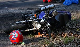 Tragiczny wypadek na motorze