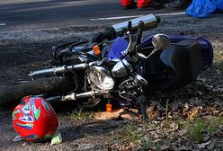 Tragiczny wypadek na motorze