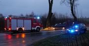 Samochód uderzył w drzewo