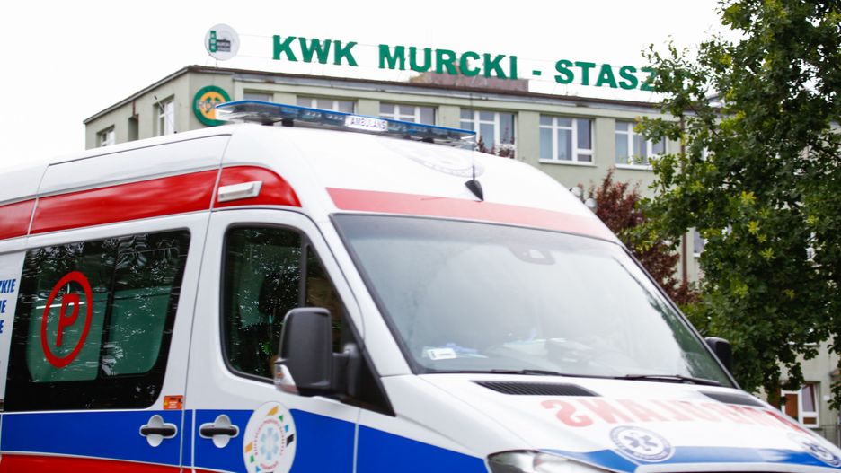 Silny wstrząs w kopalni Murcki-Staszic w Katowicach
