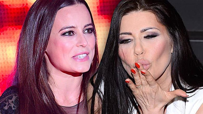 Anna Mucha i Iwona Węgrowska bez makijażu i w samych stanikach