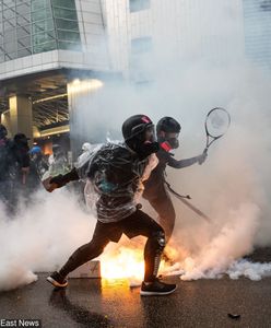 Demonstracje w Hongkongu. Użyto gazu łzawiącego i pieprzowego