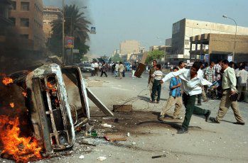 Strzelanina w centrum Bagdadu