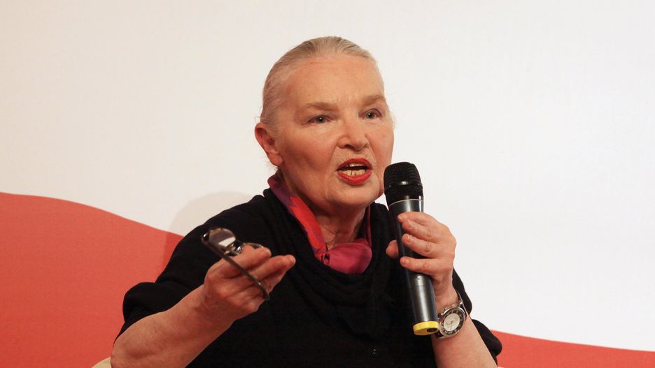 Prof. Jadwiga Staniszkis podczas debaty