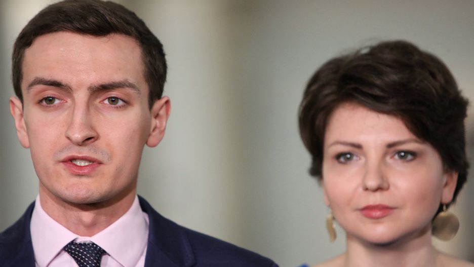 Marek Szolc i Monika Rosa z Nowoczesnej