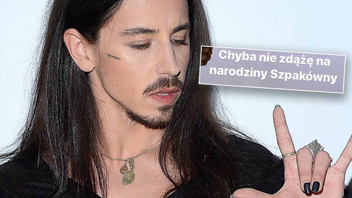 Michał Szpak, wpadka podczas lotu