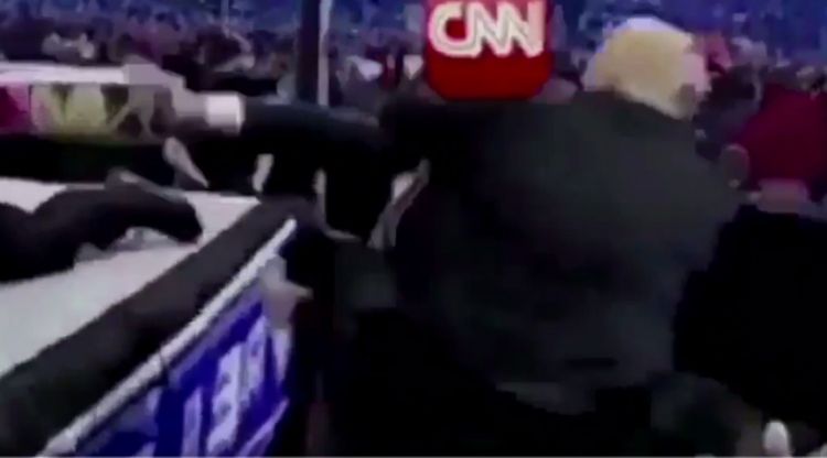 Donald Trump nokautuje CNN. Prezydent opublikował skandaliczny post