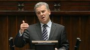 minister Cezary Grabarczyk w Sejmie