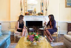 Spotkanie pierwszych dam. Panie wypiły herbatkę