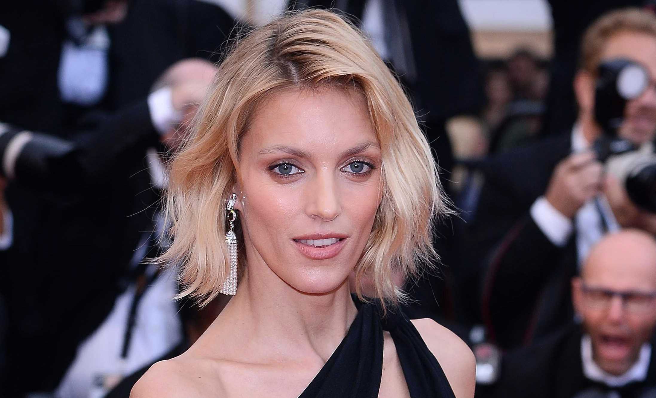 Anja Rubik - makijaż i fryzura, Cannes 2019
