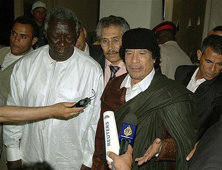 Kadafi publicznie zaprzeczył plotkom o wylewie