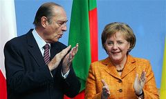 Turcja niezadowolona z prezentu, jaki Chirac dostał od Merkel