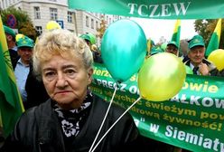 Kilkanaście tysięcy działkowców manifestuje w Warszawie