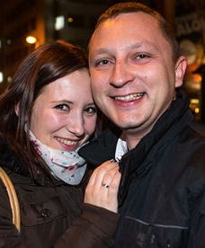 Oświadczył się w tramwaju