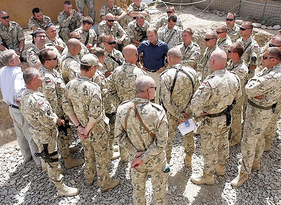 Premier Donald Tusk wrócił z Afganistanu